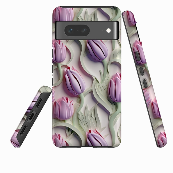 slim fit Slim Fit Design Google Tough  Case - Giethoorn Tulips