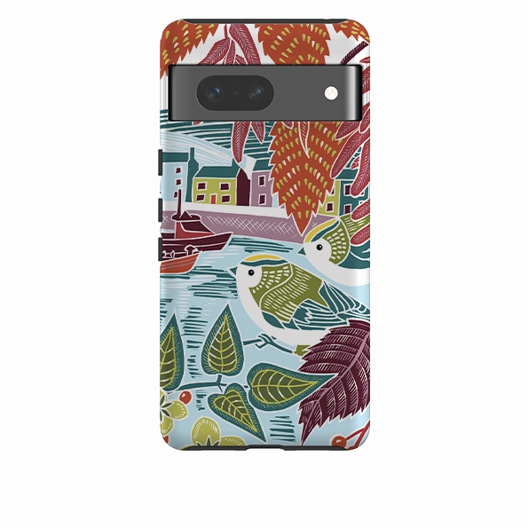 Google Tough  Case - Goldcrests Harbour By Kate Heiss Stylish Finish Texture Compact Shell
