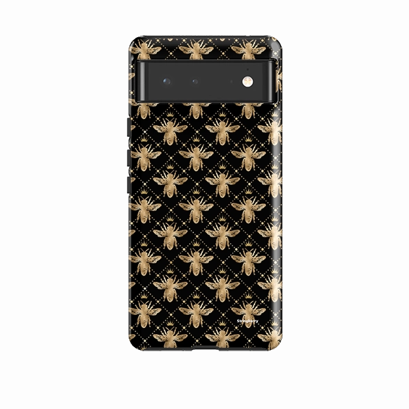 Protective Finish Google Tough Case -  Golden Bees Black