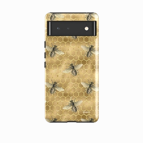 Refined Craftsmanship Portable Grip Google Tough Case -  Golden Bees