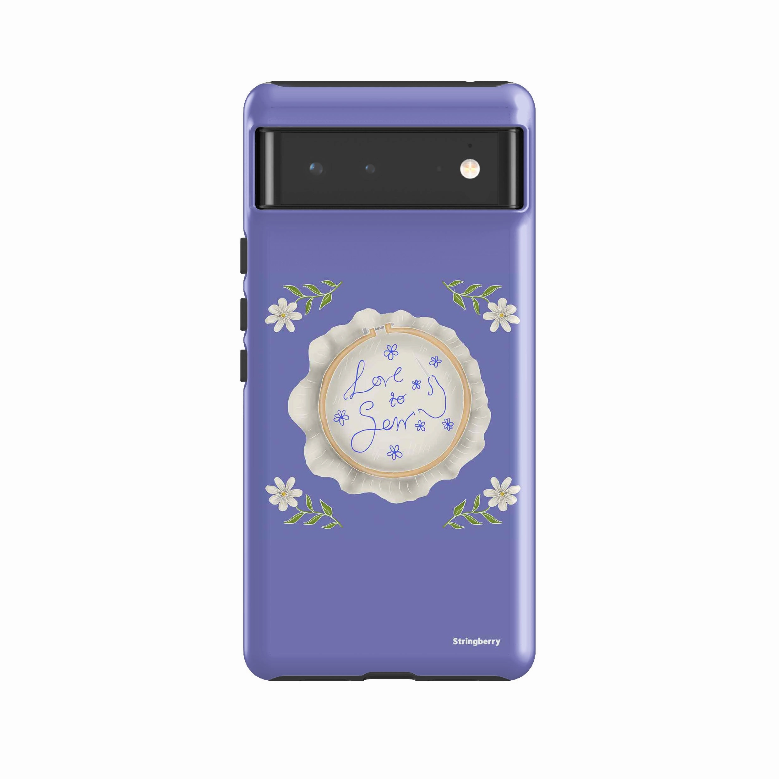 Soft Surface Design Google Tough Case -  Google Pixel Case Love To Sew By Catherine Rowe