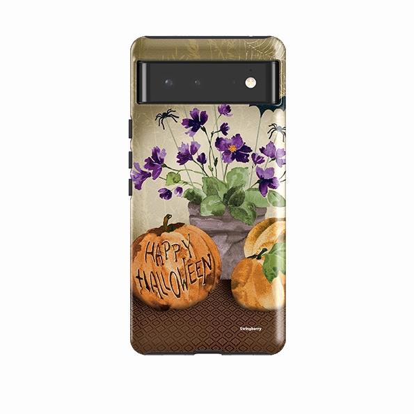Flexible Texture Google Tough Case -  Halloween By Elisabeth Haager