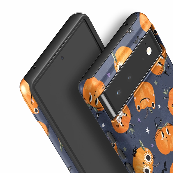 Google Tough Case -  Halloween Pumpkin Dark By Ali Brookes Luxury Accent Stylish Detail