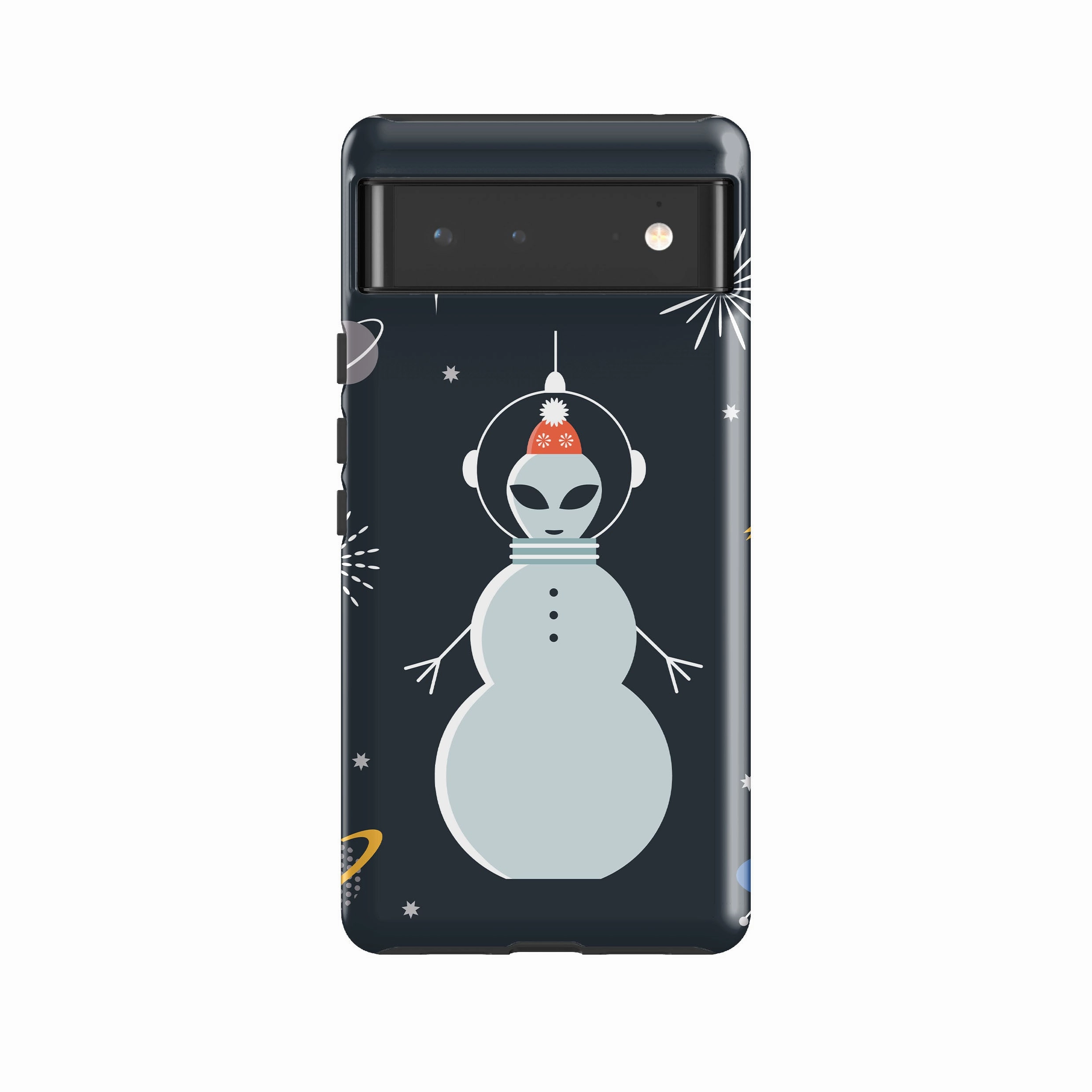 Smooth Layer Texture Protective Gear Google Tough Case -  Happy Alien