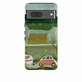 Google Tough Case -  Happy Holidays By Katherine Quinn Durable Texture Build Daily Style