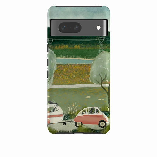 Google Tough Case -  Happy Holidays By Katherine Quinn Durable Texture Build Daily Style