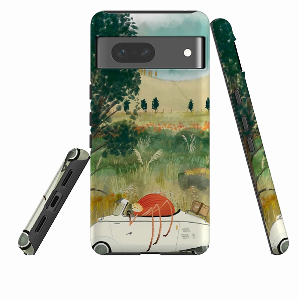 Google Tough Case -  Happy Travels By Katherine Quinn Smooth Design Protective Design Layer