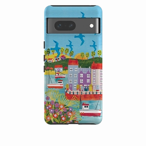 Google Tough  Case - Harbour Side By Tracey English Vivid Detail Texture Soft Texture