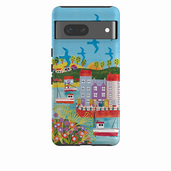 Google Tough  Case - Harbour Side By Tracey English Vivid Detail Texture Soft Texture