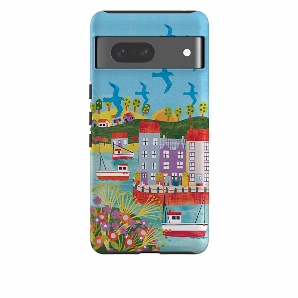 Google Tough  Case - Harbour Side By Tracey English Elegant Texture Layer Sleek Detail