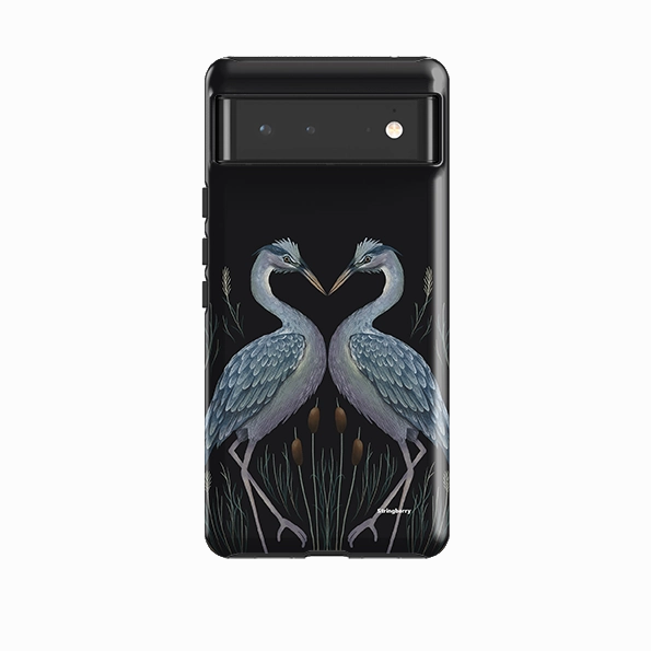 Google Tough Case -  Heron Pair By Anna Stead Protective Craft Refined Protection