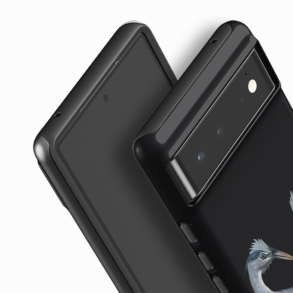 metal frame Google Tough Case -  Heron Pair By Anna Stead