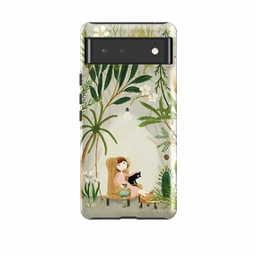 Metal Texture Google Tough Case -  Imaginarium Garden I By Katherine Quinn