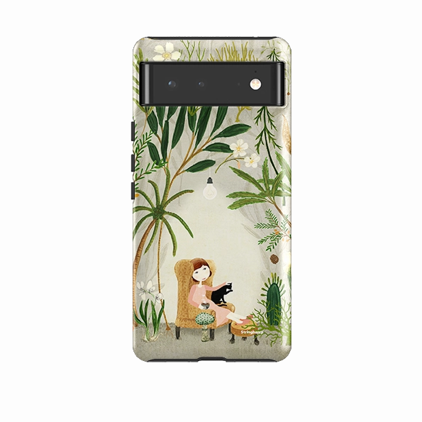 Metal Texture Google Tough Case -  Imaginarium Garden I By Katherine Quinn