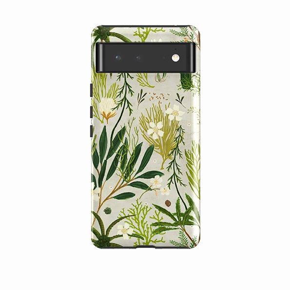Marble Pattern Google Tough Case -  Imaginarium Jungle By Katherine Quinn