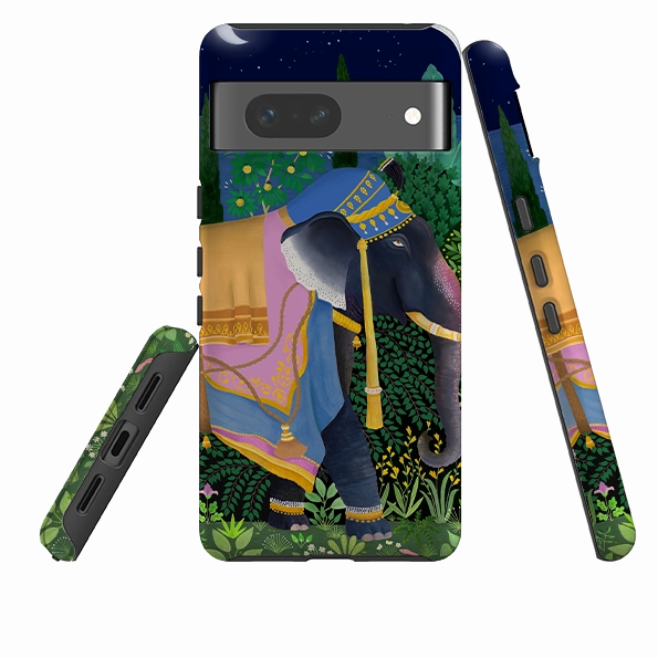 Google Tough Case -  Indian Elephant By Bex Parkin Comfort Shape Comfort grip design