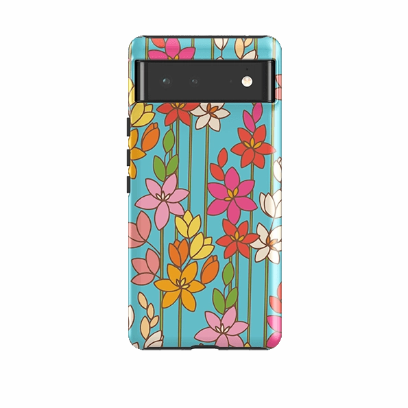 Flexible Edge Google Tough Case -  Ixia Aqua By Amelia Bowman