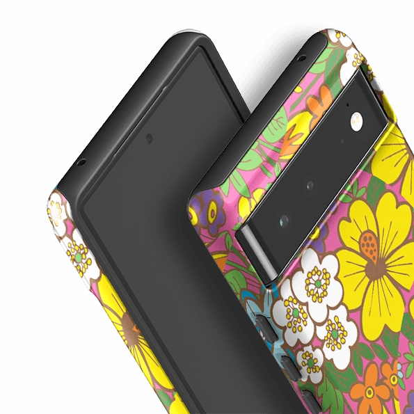 Smooth Outline Scratch Guard Google Tough Case -  Kaleidoscope By Amelia Bowman