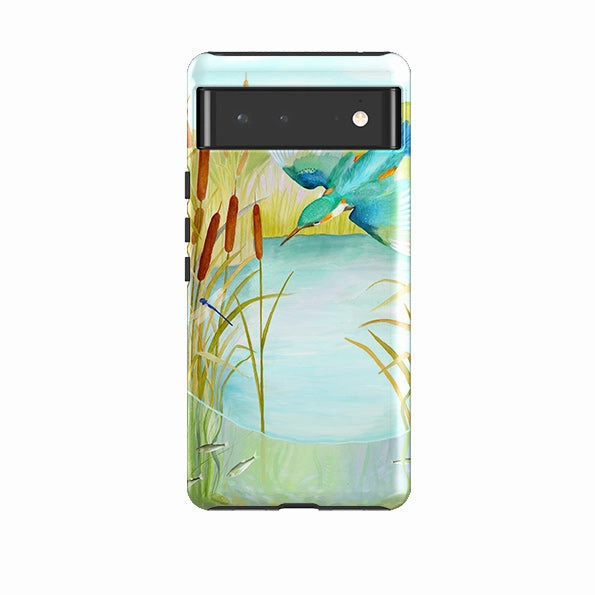 Premium Form Google Tough Case -  Kingfisher By Bex Parkin