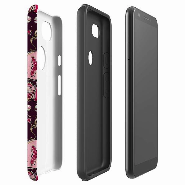 Google Tough Case -  Kisses Stylish Surface Design Anti scratch