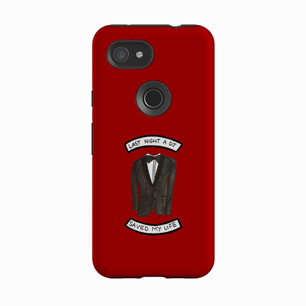 Matte Texture Finish Google Tough Case -  Last Night A Dj By Angelica Hicks