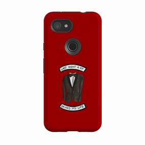 Matte Texture Finish Google Tough Case -  Last Night A Dj By Angelica Hicks