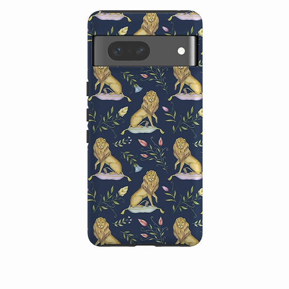 Soft Detail Google Tough Case -  Leo Et Flores Navy By Catherine Rowe
