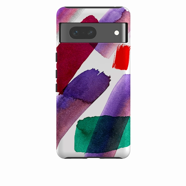 Light Finish Google Tough Case -  Lilac Brushes By Kitty Joseph