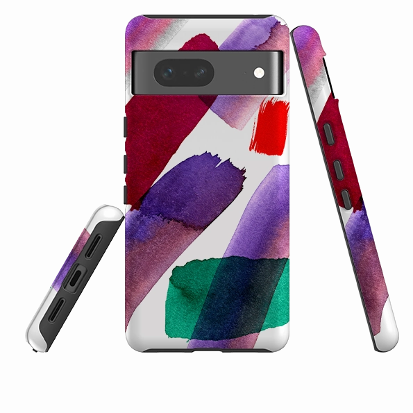 High strength Google Tough Case -  Lilac Brushes By Kitty Joseph