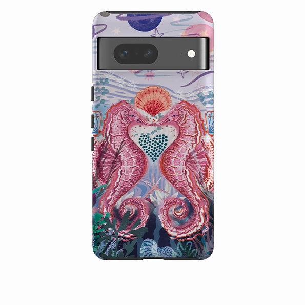 Comfort Finish Layer Google Tough  Case - Lovesick In Polperro by Emma Frances Grant