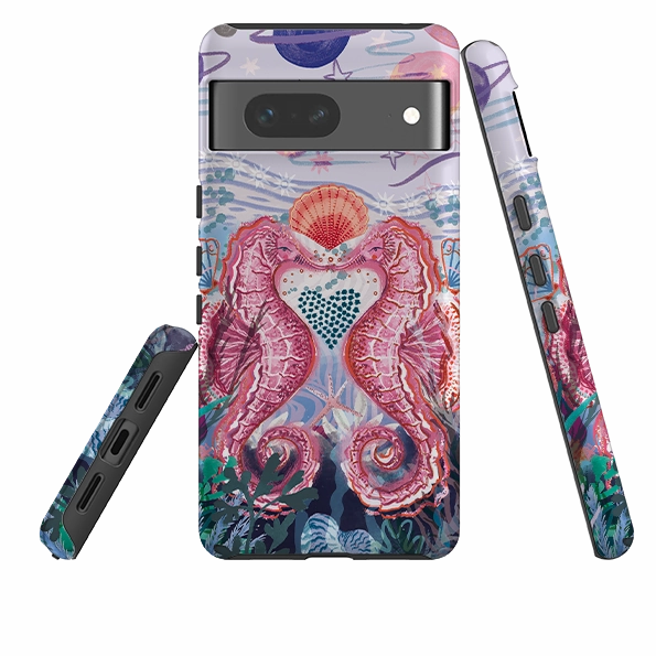 Google Tough  Case - Lovesick In Polperro by Emma Frances Grant Vivid Texture