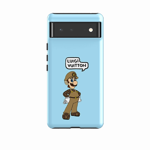 Google Tough Case -  Luigi Vuitton Blue By Angelica Hicks Lightweight Frame Light Build
