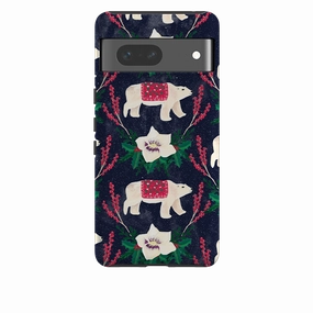 Google Tough Case - Midnight Polar Bears By Abby Jacobs Minimal Aesthetic Stylish Detail