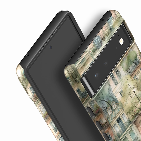Simple Style Google Tough Case -  Montmartre Houses