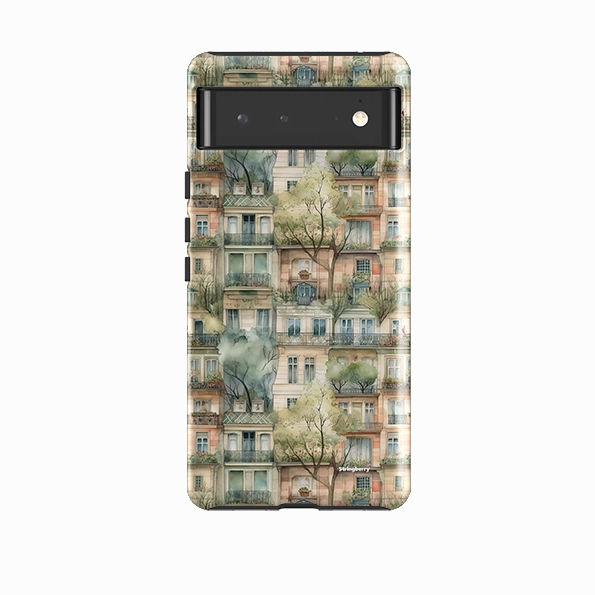 Google Tough Case -  Montmartre Houses Durable Layer
