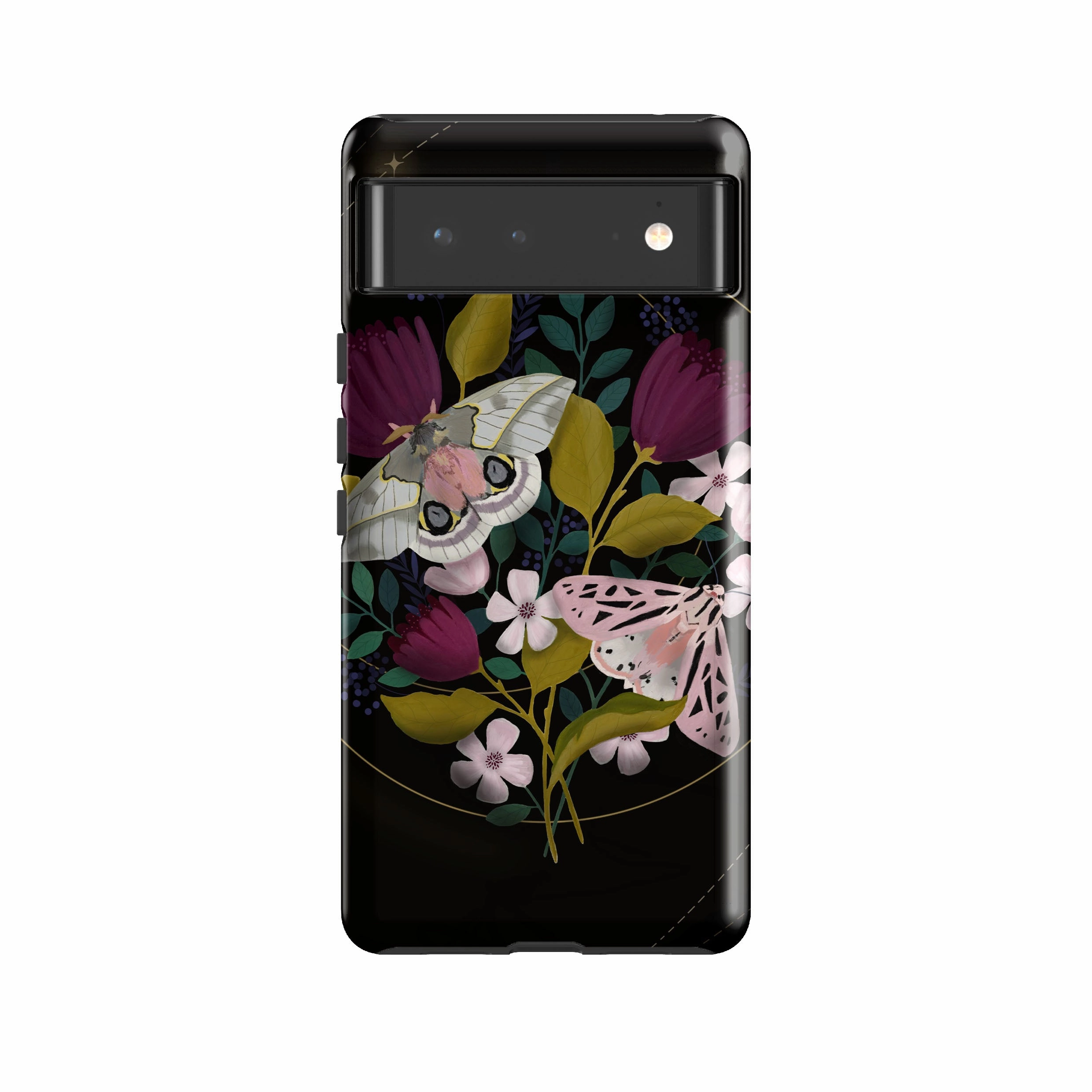 Google Tough Case -  Moon Moths By Bex Parkin Flexible Grip Form