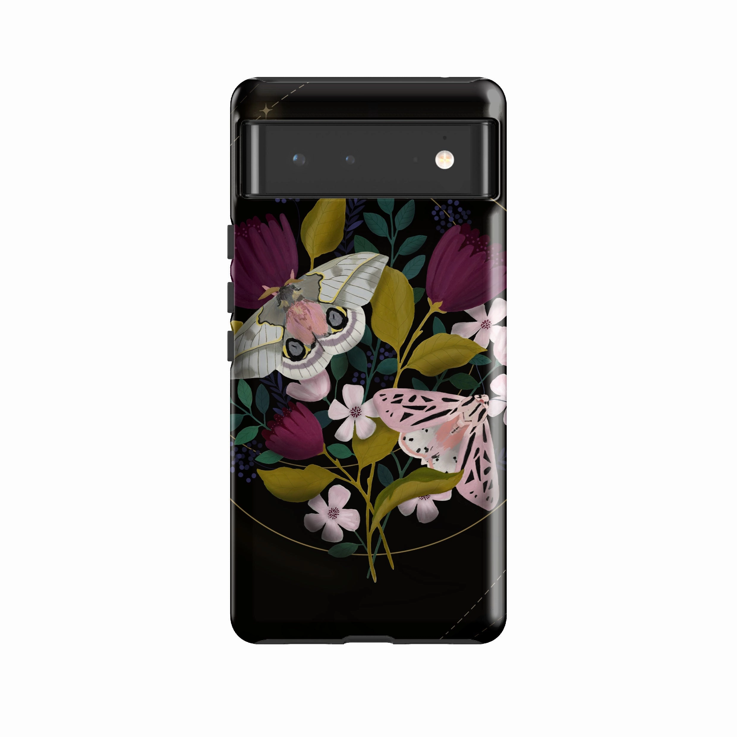 Google Tough Case -  Moon Moths By Bex Parkin Protective Finish Modern Design