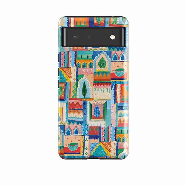 Transparent Edge Google Tough Case -  Moroccan Windows By Sarah Campbell