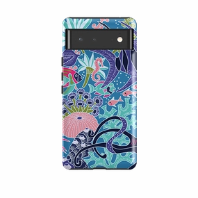 Hybrid Protection Premium Build Google Tough Case -  Ocean By Kate Heiss