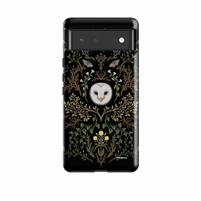 Elegant Look Google Tough Case -  Owl Pattern By Anna Stead