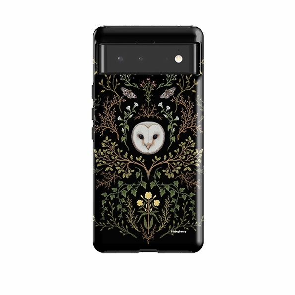 Google Tough Case -  Owl Pattern By Anna Stead Sleek Texture Travel Companion