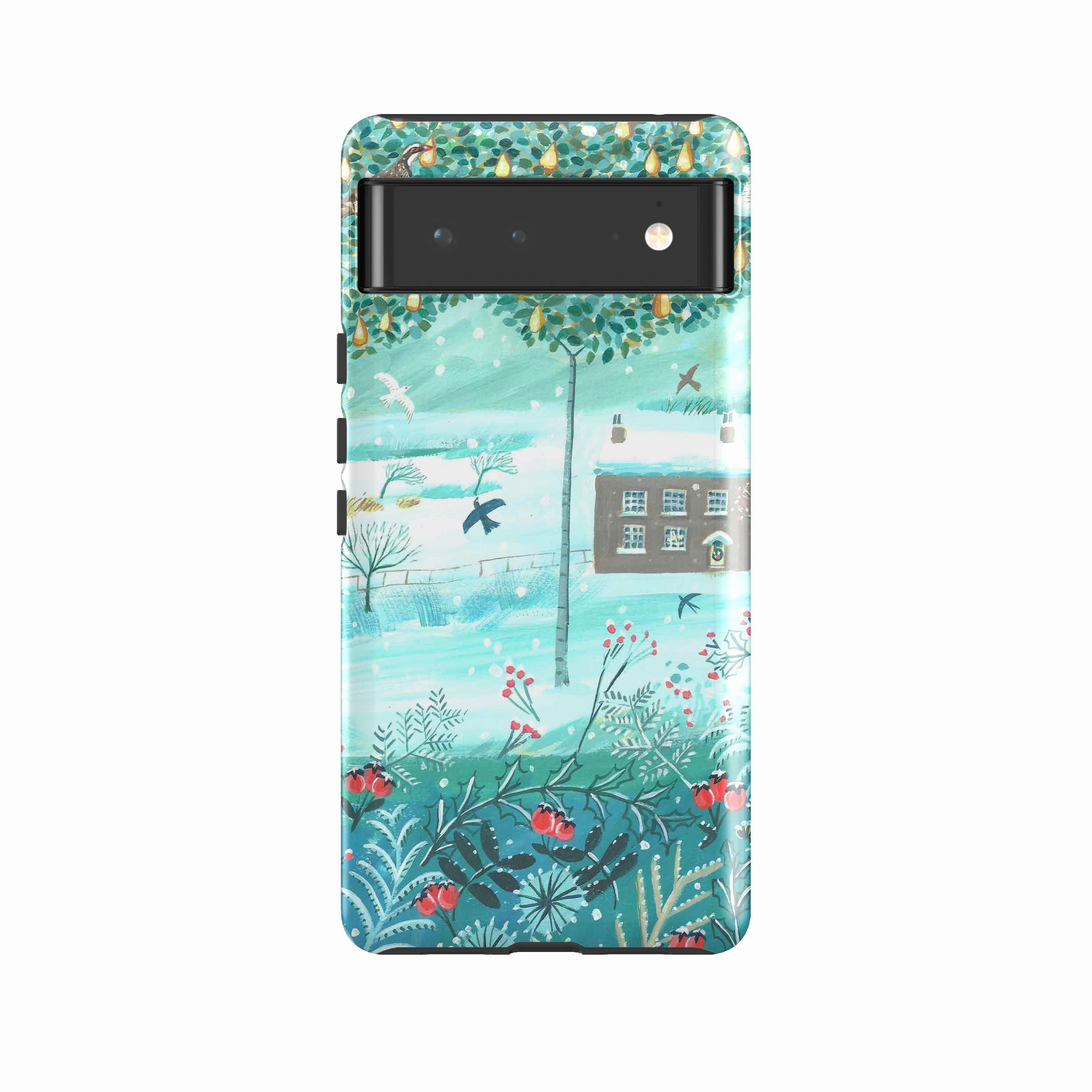 Google Tough Case -  Pear Trees By Mary Stubberfield Matte Edge Rugged Surface