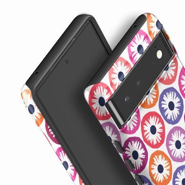 Google Tough Case -  Penny Flowers Light By Ali Brookes Vivid Surface Frosted surface