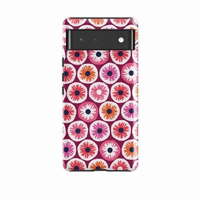 Google Tough Case -  Penny Flowers Red By Ali Brookes Vivid Pattern