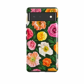 Simple Finish hybrid design Google Tough Case -  Poppy Love Dark