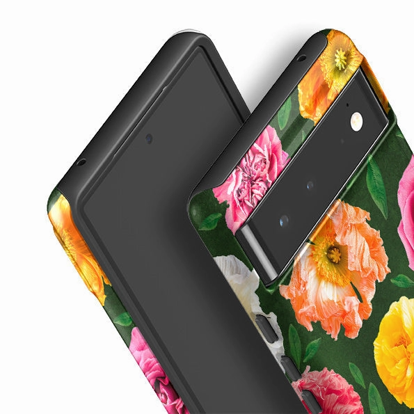 Durable Quality Google Tough Case -  Poppy Love Dark