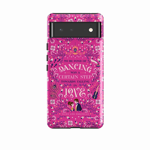 Minimal Shield Texture Google Tough Case -  Pride And Prejudice Pink By Jenny Zemanek