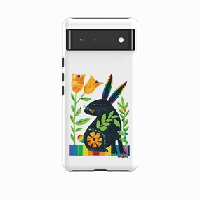 Durable Finish Layer Anti Slip Google Tough Case -  Pride Rabbit By Tracey English