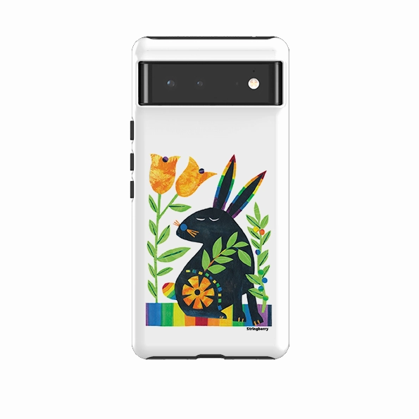 Durable Finish Layer Anti Slip Google Tough Case -  Pride Rabbit By Tracey English