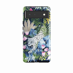 Minimal Aesthetic Google Tough Case -  Prowling Leopard By Bex Parkin